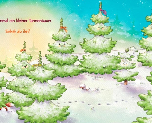 DS1 vom Pappbilderbuch "Der kleine Tannenbaum feiert Weihnachten"